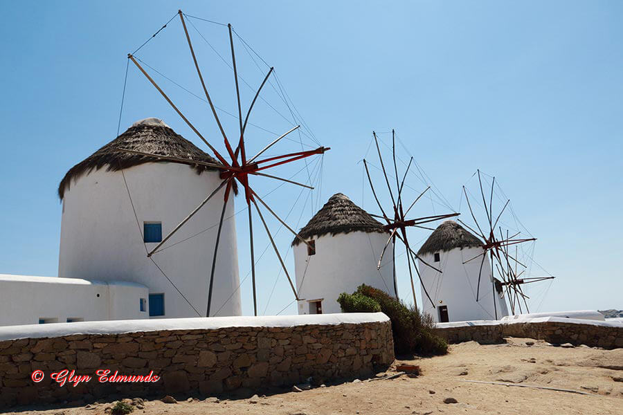Windmills in Mykanos